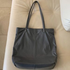 Latico Gray Leather handbag